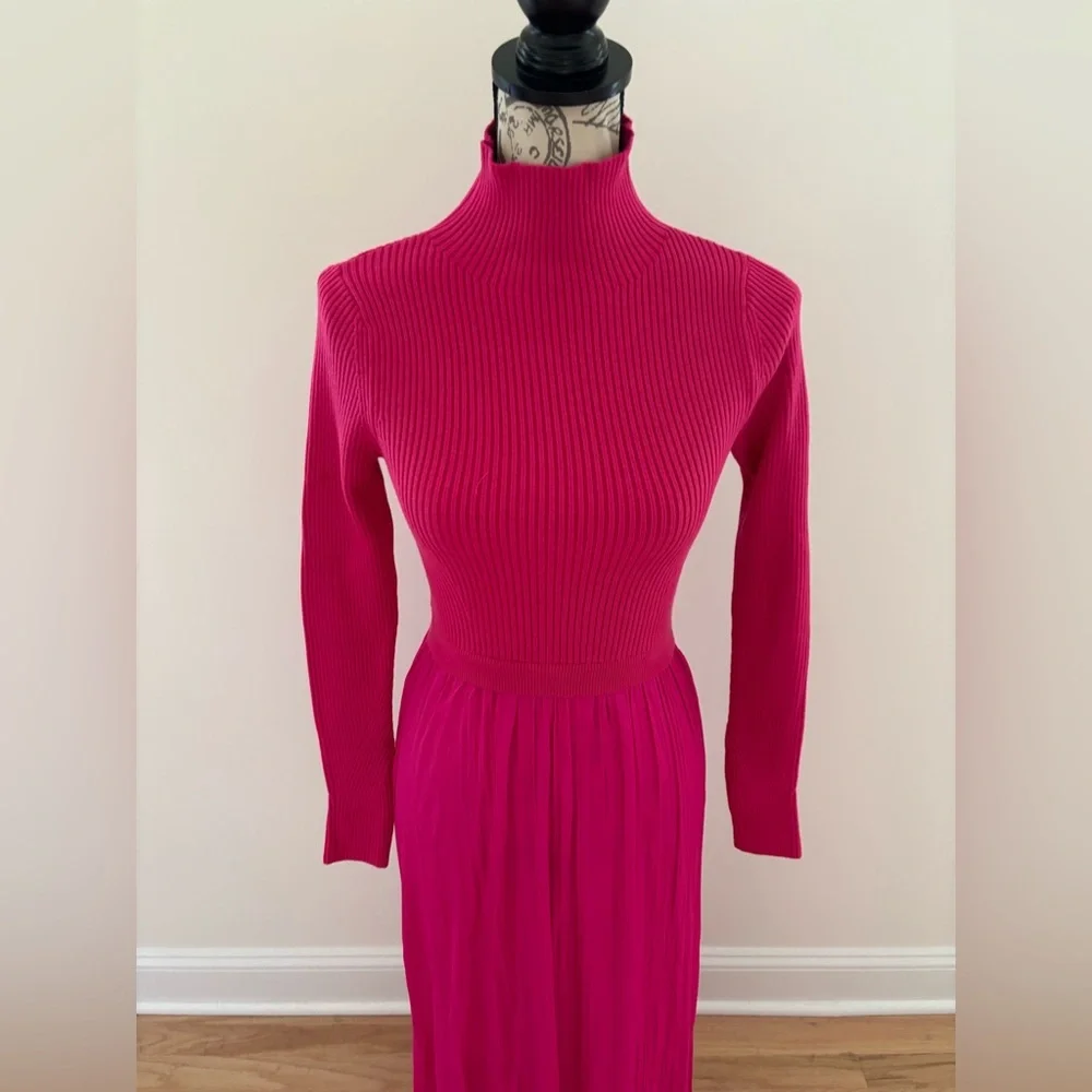 Anthropologie pink Long Sleeve Dress - Picture 2 of 10